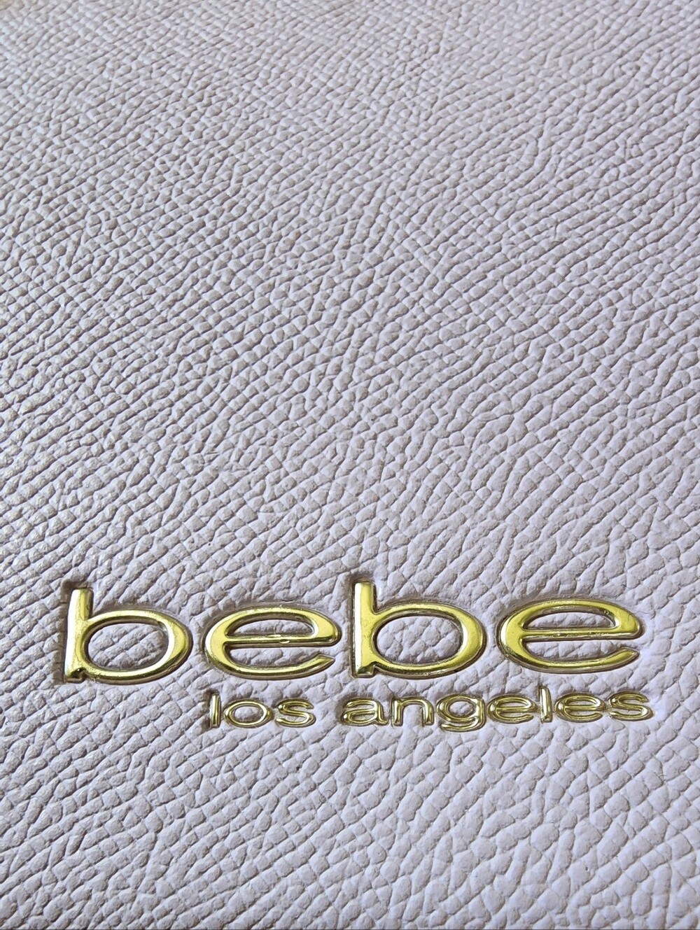bebe Lavender Evie Top-Handle and Crossbody Satchel with Gold Hardware - Picture 4 of 5